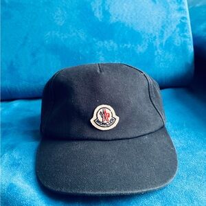 Moncler Navy Logo Baseball Cap Baby